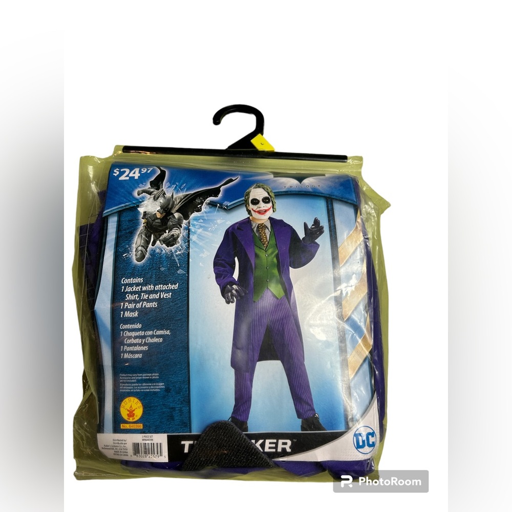 The joker kids  halloween costume size large
